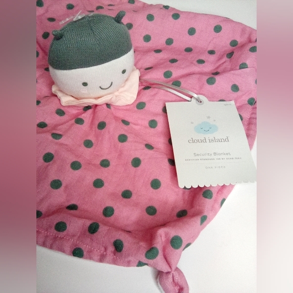 New With Tags Cloud Island Security Blanket Lovey Blankie Lady Bug - Picture 10 of 13